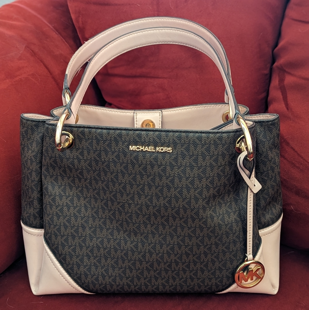 Michael Kors Tote Pink and brown